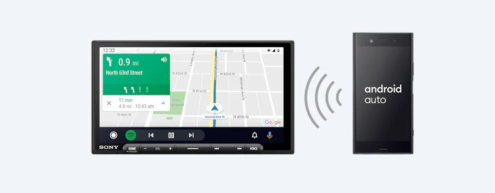 SONY - XAV-AX6000 - Digital Multimedia Receiver WITH WIRELESS APPLE CARPLAY / WIRELESS ANDROID AUTO