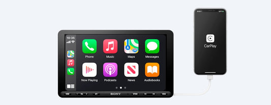 Sony - XAV-AX8100 - 8.95 Inch (22.7 cm) Digital Media Receiver with WebLink Cast
