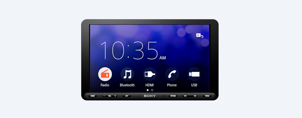 Sony - XAV-AX8100 - 8.95 Inch (22.7 cm) Digital Media Receiver with WebLink Cast