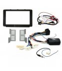 Aerpro - FP8241K - DOUBLE DIN BLACK INSTALL KIT TO SUIT TOYOTA - HILUX (INTERNAL FACIA DIMENSIONS 173MM X 98MM)