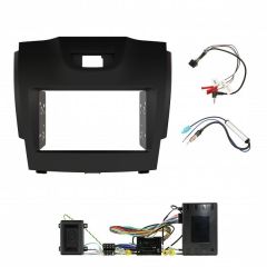 Aerpro - FP8063BC - Double din black install kit to suit Holden colorado inc 7