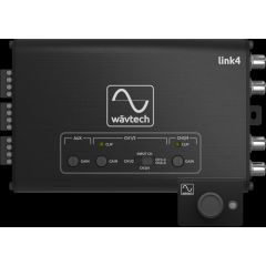 Wavtech - LINK4 - 4-channel summing / line output converter with aux-in & remote