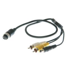 Aerpro - PLC24 - 4 Pin prolink ii socket to dual rca plug adapter
