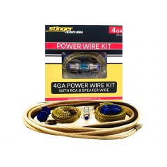Stinger - STK4 - Stinger Australia 4GA Amplifier Wiring Kit