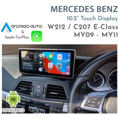 Mercedes benz W212 / C207 E-Class - 10.2" Touch Display with Apple CarPlay & Android Auto